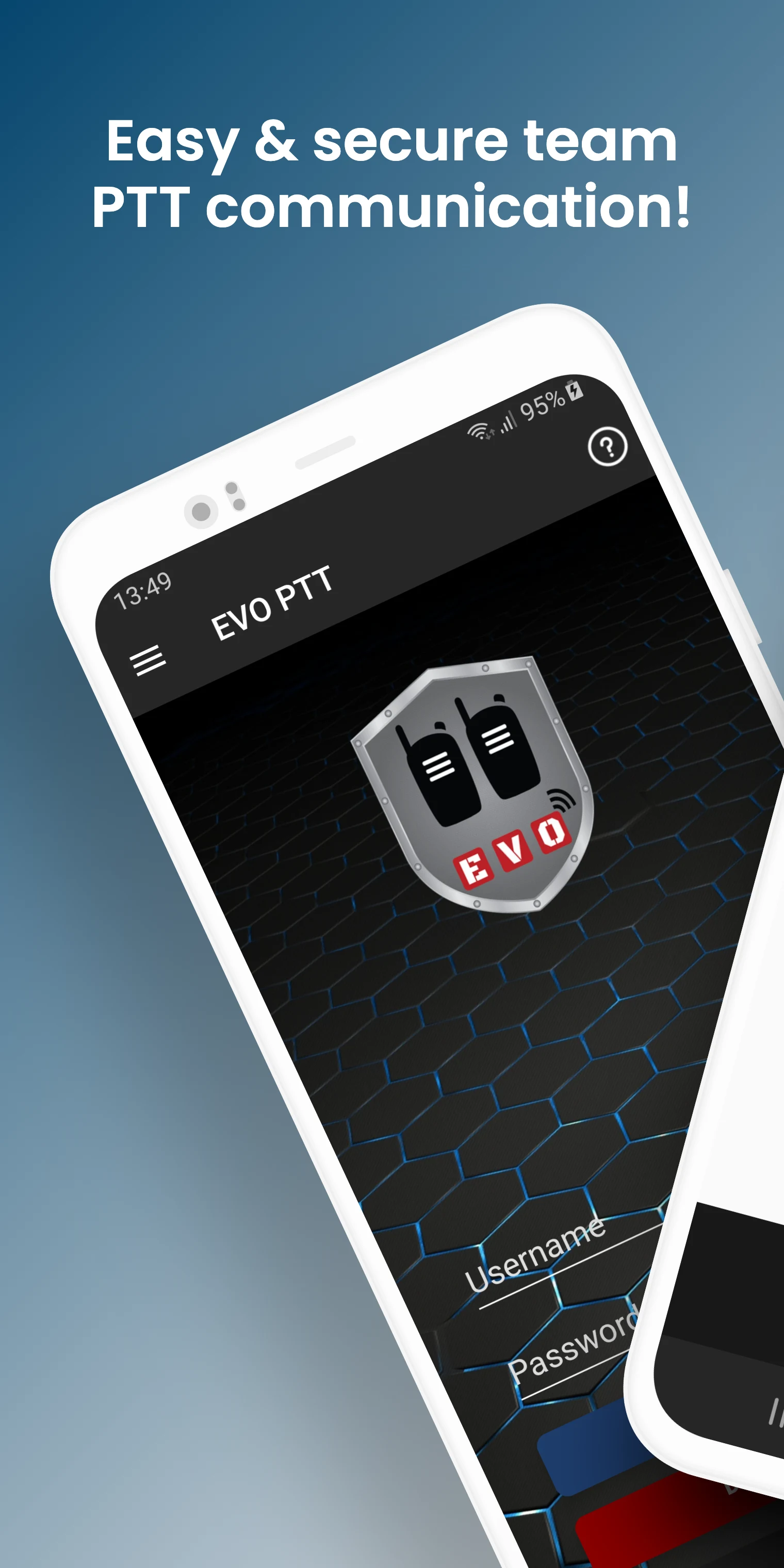 EVO PTT: Walkie Talkie & GPS screenshot